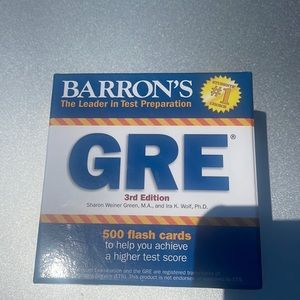 GRE FLASHCARDS